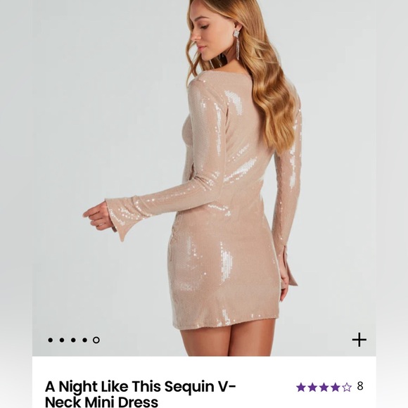 A NIGHT LIKE THIS - SEQUIN DRESS - Picture 3 of 4